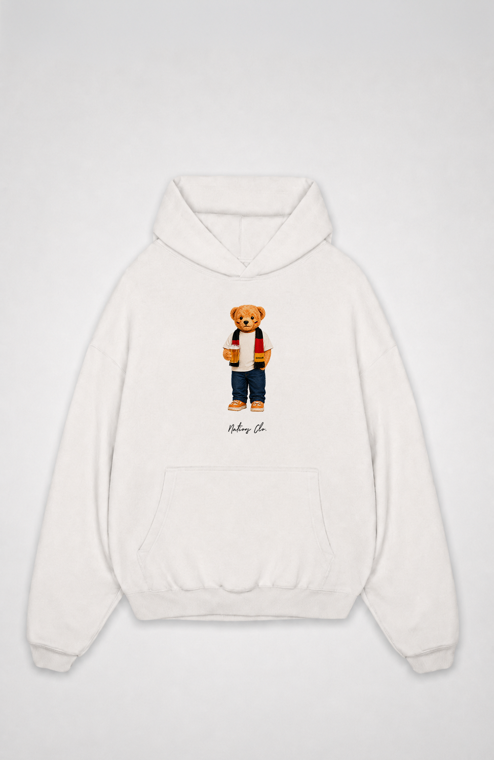 DEUTSCHLAND-FANBÄR OVERSIZED HOODIE