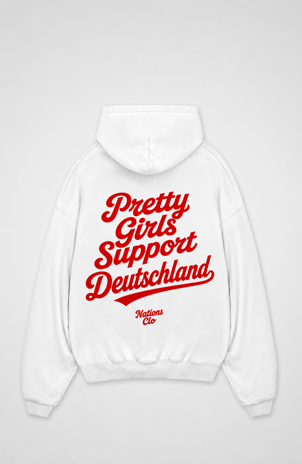 PRETTY GIRLS SUPPORT DEUTSCHLAND OVERSIZED HOODIE