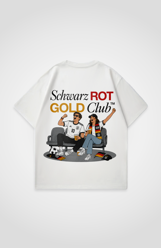 SCHWARZ ROT GOLD CLUB OVERSIZED SHIRT