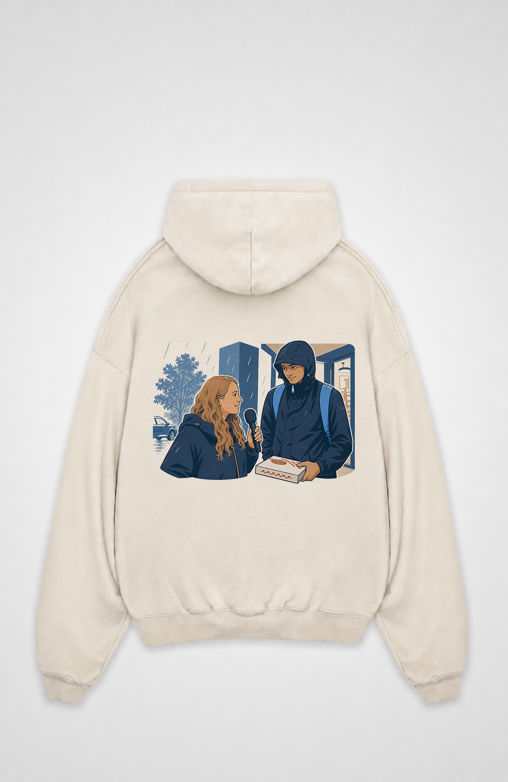KNACKIGES 7:1 FÜR UNS OVERSIZED HOODIE