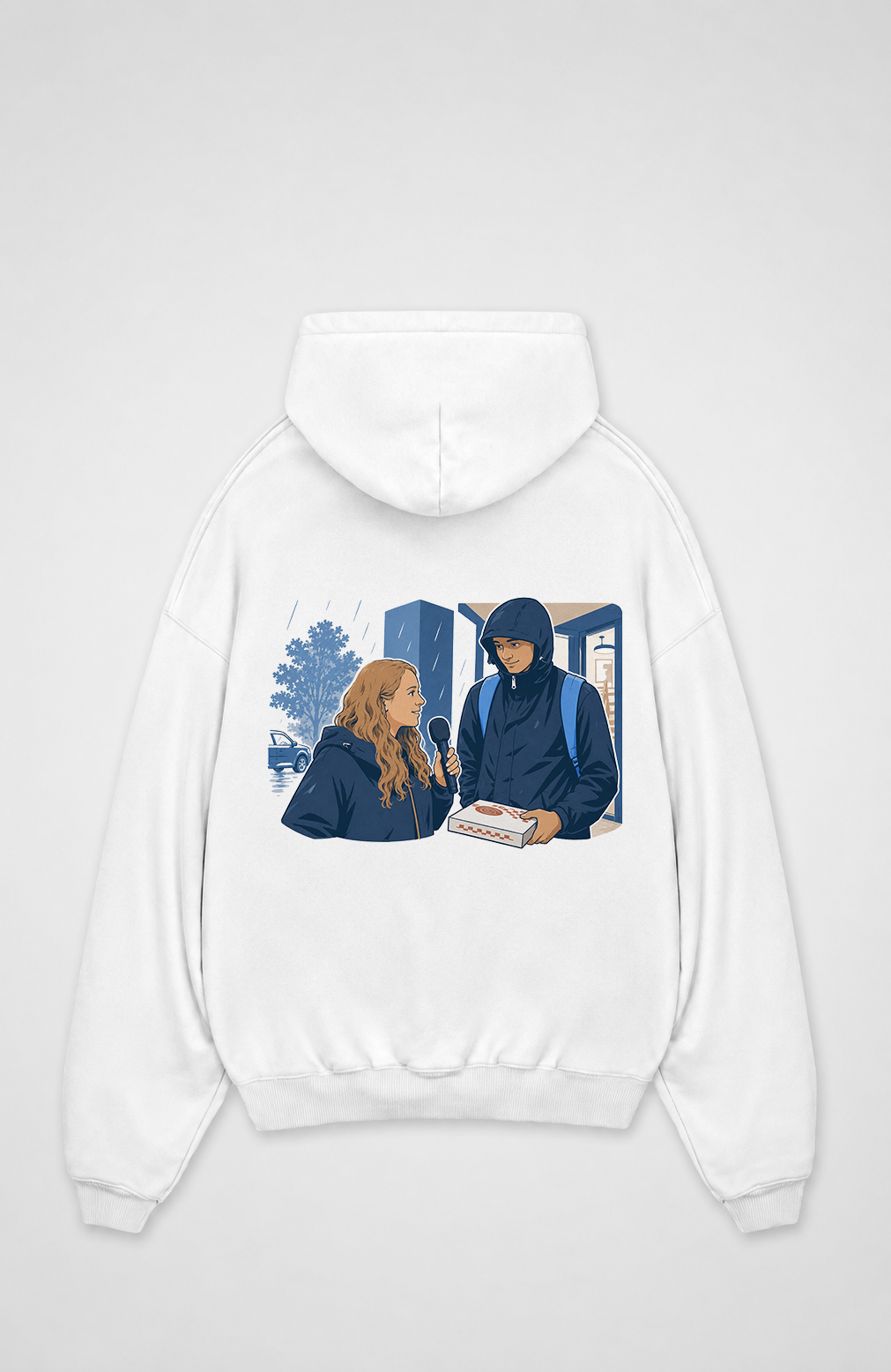 KNACKIGES 7:1 FÜR UNS OVERSIZED HOODIE