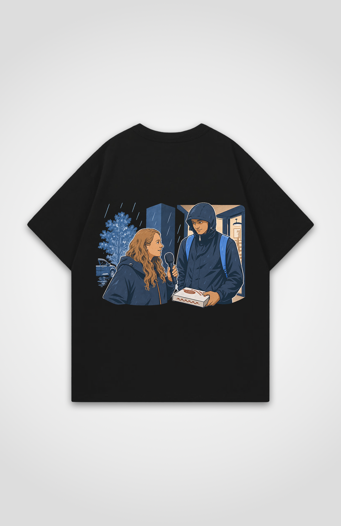KNACKIGES 7:1 FÜR UNS OVERSIZED SHIRT