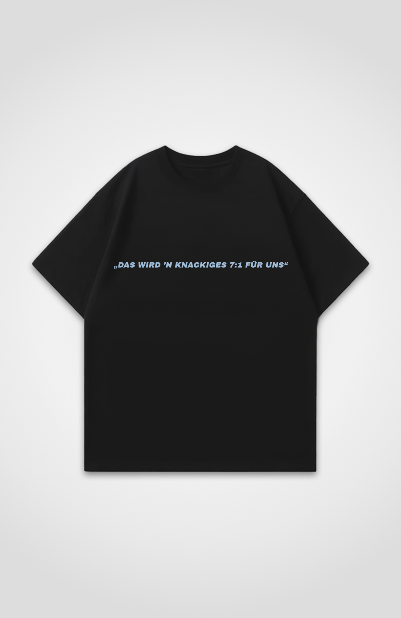 KNACKIGES 7:1 FÜR UNS OVERSIZED SHIRT