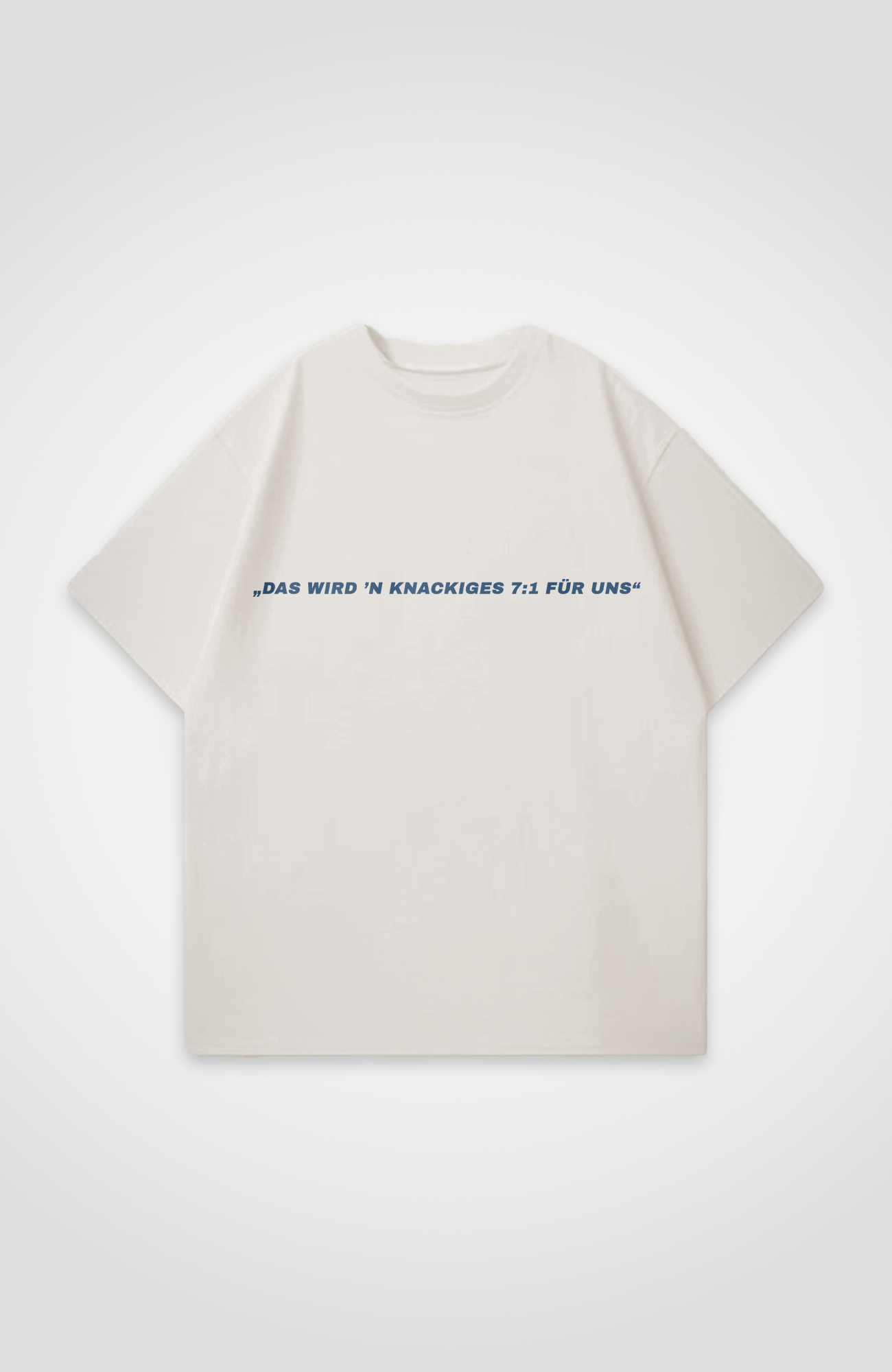 KNACKIGES 7:1 FÜR UNS OVERSIZED SHIRT