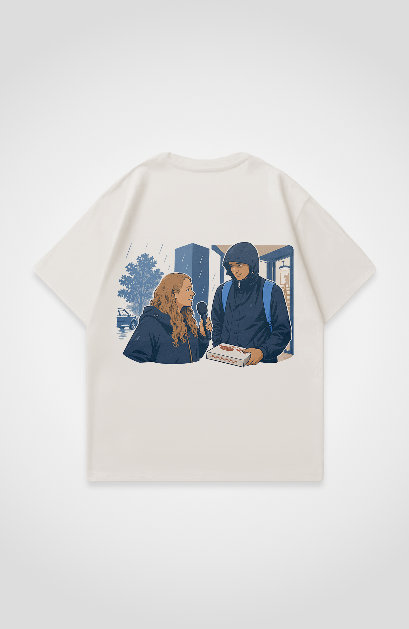 KNACKIGES 7:1 FÜR UNS OVERSIZED SHIRT