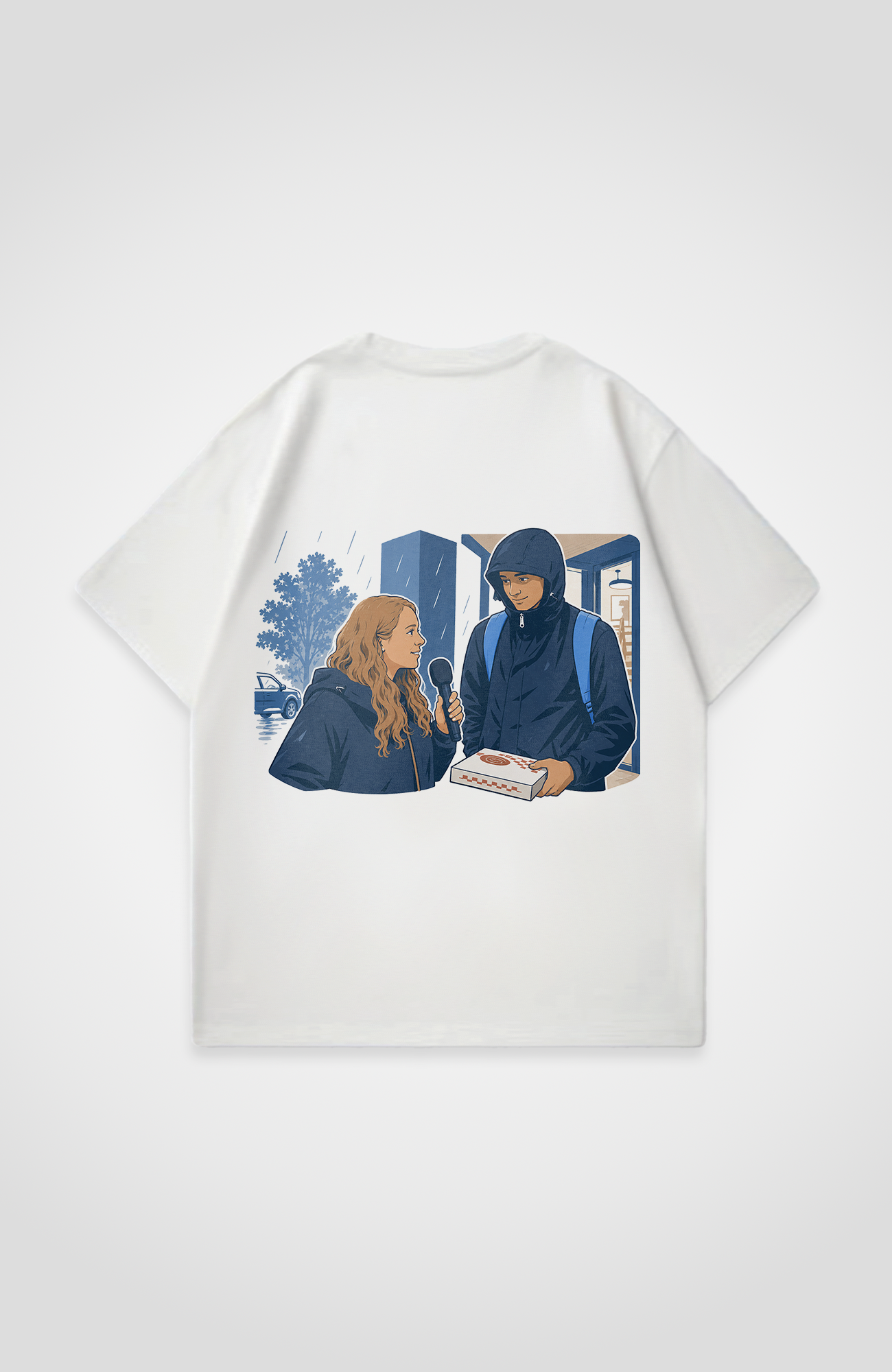 KNACKIGES 7:1 FÜR UNS OVERSIZED SHIRT