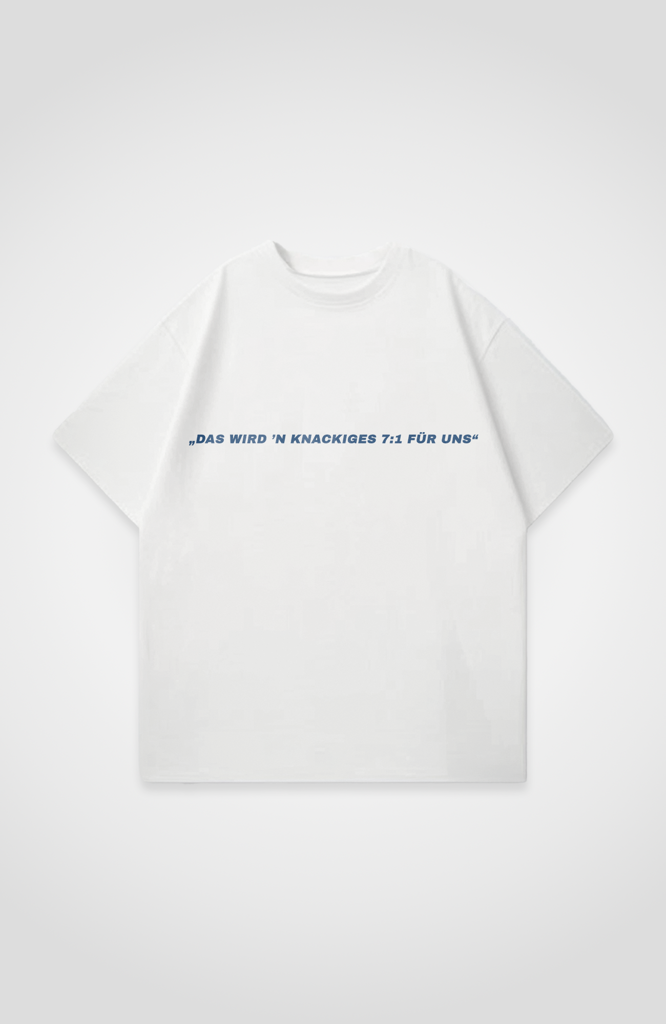 KNACKIGES 7:1 FÜR UNS OVERSIZED SHIRT