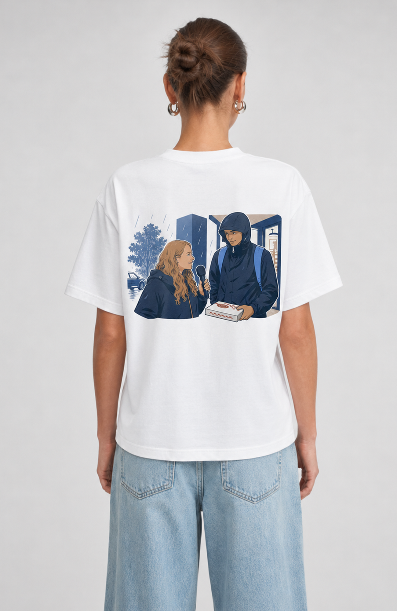 KNACKIGES 7:1 FÜR UNS OVERSIZED SHIRT