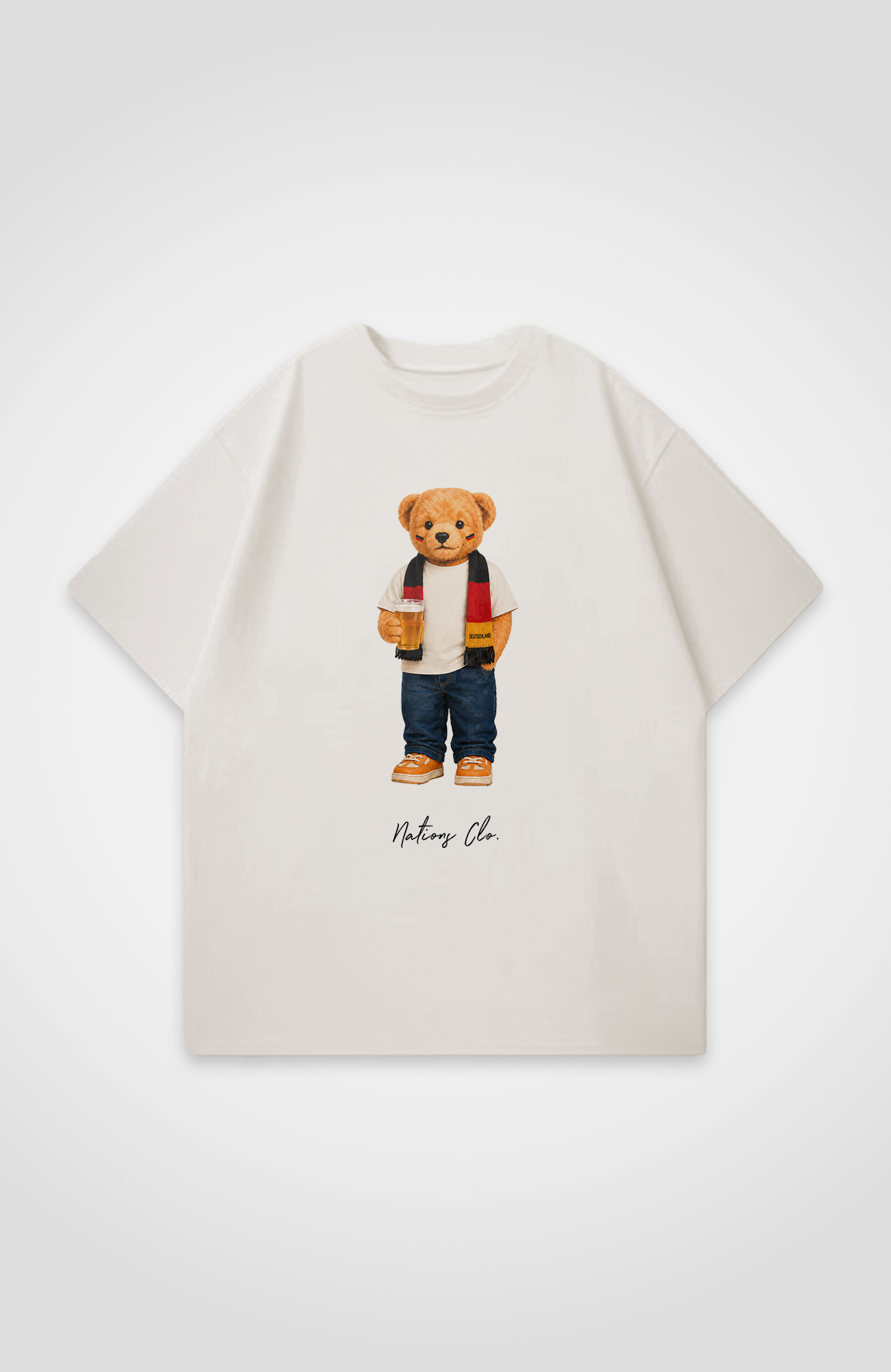 DEUTSCHLAND-FANBÄR OVERSIZED SHIRT