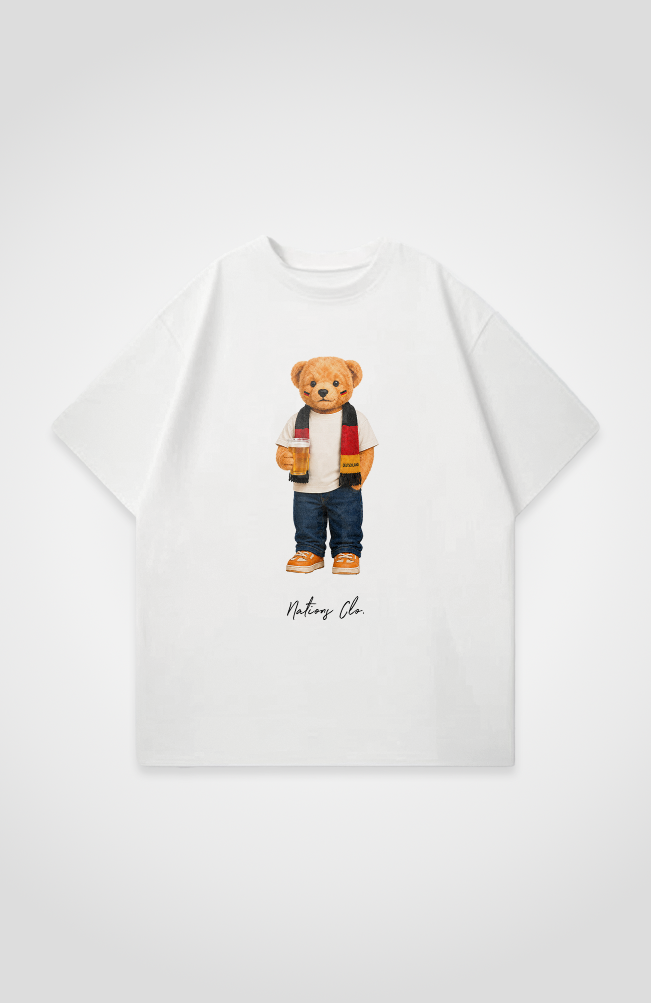 DEUTSCHLAND-FANBÄR OVERSIZED SHIRT
