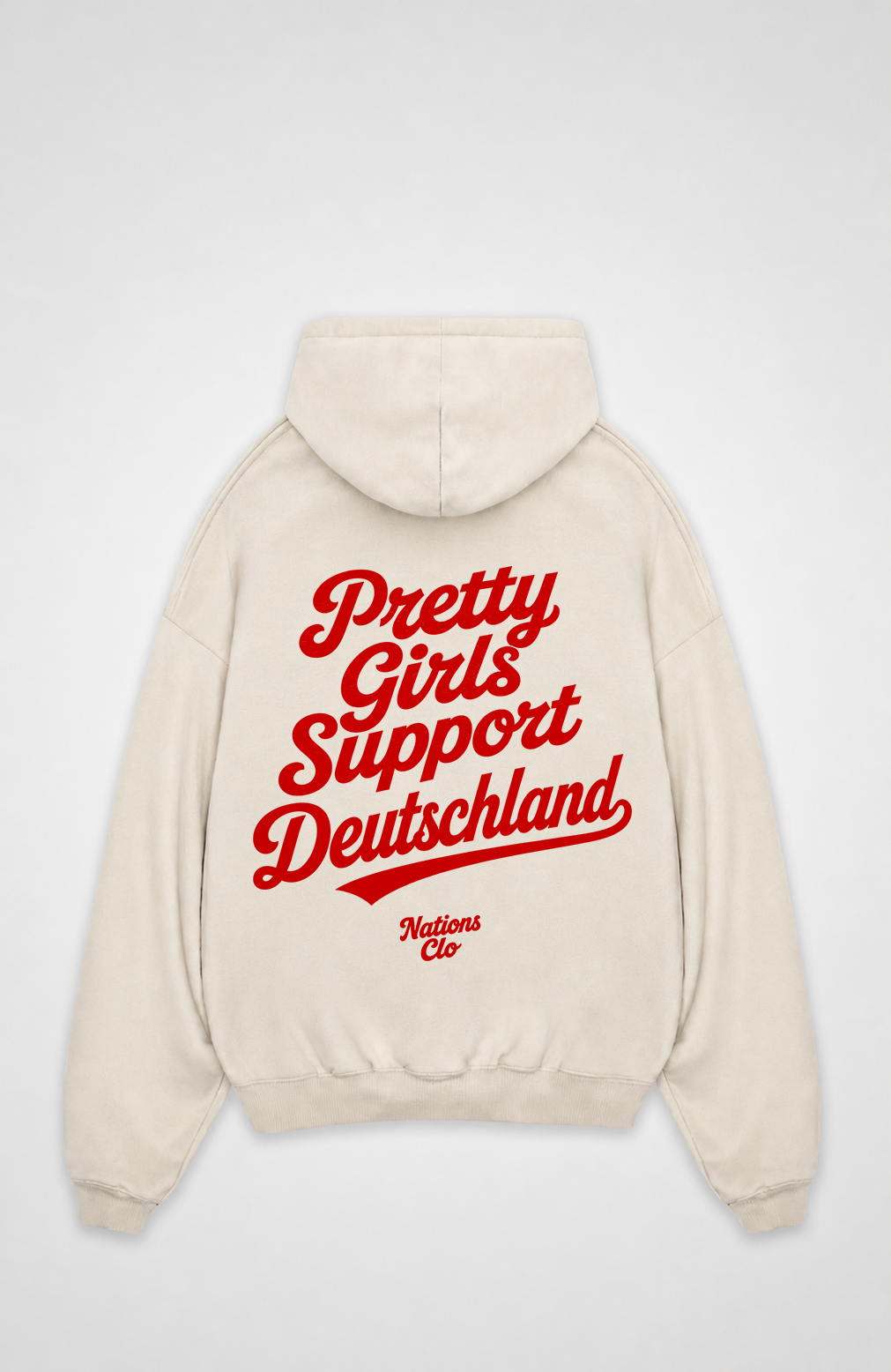 PRETTY GIRLS SUPPORT DEUTSCHLAND OVERSIZED HOODIE