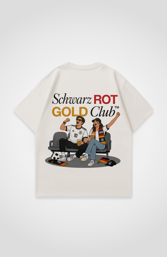 SCHWARZ ROT GOLD CLUB OVERSIZED SHIRT